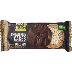 Rice Up Whole Grain Rice Cakes With Dark Belgian Chocolate 90g, Pack of 6
