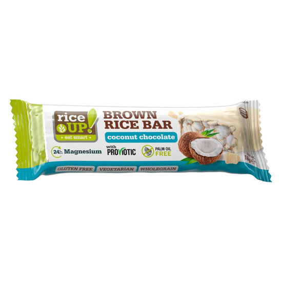 Rice Up! Brown Rice Bar Coconut Chocolate 18g