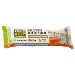 Rice Up White Chocolate Caramel Bar 18g, Pack Of 12 Rice Up White Chocolate Caramel Bar 18g, Pack Of 12