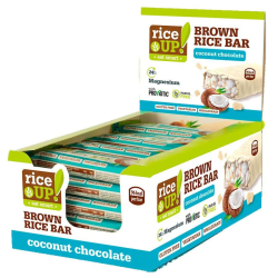 Rice Up Chocolate Coconut Bar 20 x 18g Rice Up Chocolate Coconut Bar 20 x 18g