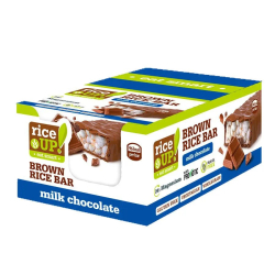 Rice Up Milk Chocolate Bar, 20 x 18g Rice Up Milk Chocolate Bar, 20 x 18g