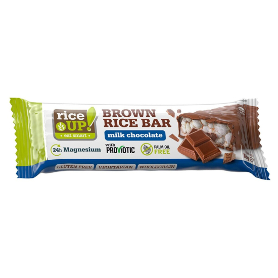 Rice Up Milk Chocolate Bar, 20 x 18g