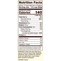Bob's Red Mill Granola Lemon Blueberry Gluten Free, Whole Grain, Non-GMO 312g, Pack Of 8 Bob's Red Mill Granola Lemon Blueberry Gluten Free, Whole Grain, Non-GMO 312g, Pack Of 8