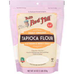 Bob's Red Mill Finely Ground Tapioca Flour, Gluten Free, Non-GMO 454g, Pack Of 8 Bob's Red Mill Finely Ground Tapioca Flour, Gluten Free, Non-GMO 454g, Pack Of 8