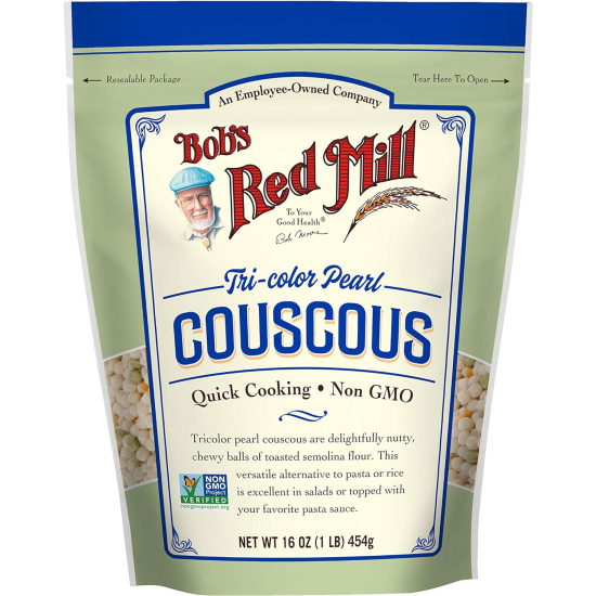Bob's Red Mill Tri- Color Pearl Couscous, Non-GMO 454g, Pack Of 6