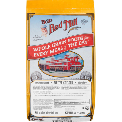 Bob's Red Mill Gluten Free White Rice Flour, 25 Pound Bob's Red Mill Gluten Free White Rice Flour, 25 Pound