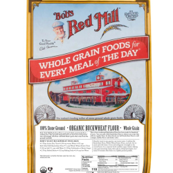 Bob's Red Mill Organic Whole Grain Buckwheat Flour, 25 Pound
