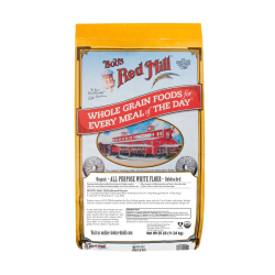 Bob's Red Mill Organic Unbleached All Purpose White Flour, 25 Pound Bob's Red Mill Organic Unbleached All Purpose White Flour, 25 Pound