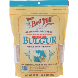 Bob's Red Mill Whole Grain Red Bulgur, Non-GMO 680g, Pack Of 12 Bob's Red Mill Whole Grain Red Bulgur, Non-GMO 680g, Pack Of 12