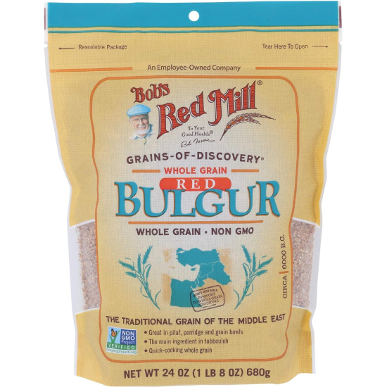 Bob's Red Mill Whole Grain Red Bulgur, Non-GMO 680g