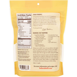 Bob's Red Mill Gluten Free Oat Flour Whole Grain Non-GMO, 18 Oz (510g), Pack Of 8 Bob's Red Mill Gluten Free Oat Flour Whole Grain Non-GMO, 18 Oz (510g), Pack Of 8