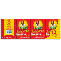 Sun- Maid California Sun Dried Raisins 12 Mini packs (14g Each) Sun- Maid California Sun Dried Raisins 12 Mini packs (14g Each)