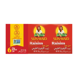 Sun-Maid California Sun Dried Raisins 6 Packs (30g Each) Sun-Maid California Sun Dried Raisins 6 Packs (30g Each)
