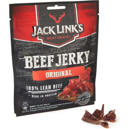 Jack Link’s Beef Jerky Original High Protein Meat Snack Dried Halal Beef 70g