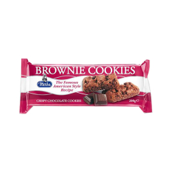 Merba Brownie Cookies 200g, Pack Of 6