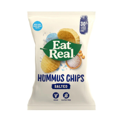 Eat Real Hummus Chips Sea Salt 135gm Gluten Free and Vegan, Pack Of 8 Eat Real Hummus Chips Sea Salt 135gm Gluten Free and Vegan, Pack Of 8