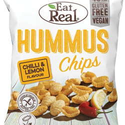 Eat Real Hummus Chips Chilli & Lemon 135g Gluten Free and Vegan
