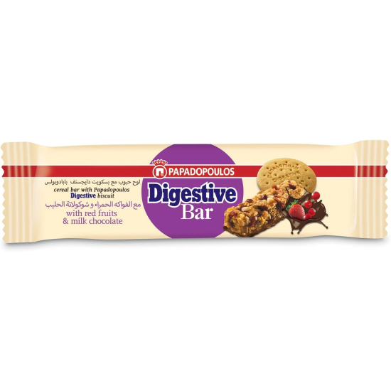 Digestive Bar with Fruits and Chocolate 5 x 28g