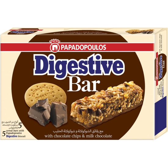 Digestive Bar With Chocolate 5 x 28g