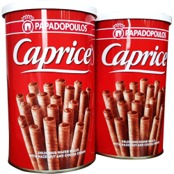 Caprice Chocolate Wafers Rolls (Classic) 2x250g Caprice Chocolate Wafers Rolls (Classic) 2x250g
