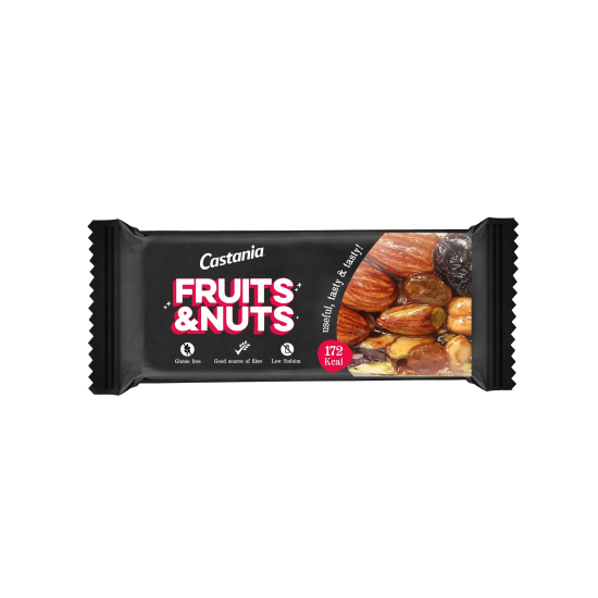 Castania Fruits & Nuts No Added Sugar Healthy Bar 35g