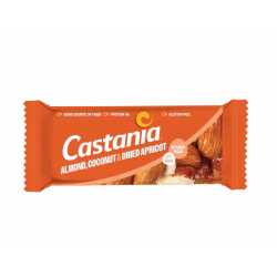 Castania Almonds & Coconuts No Added Sugar Healthy Bar 38g, Pack Of 12 Castania Almonds & Coconuts No Added Sugar Healthy Bar 38g, Pack Of 12