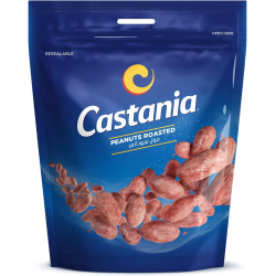 Castania Peanuts Roasted Nuts 100g, Pack Of 12