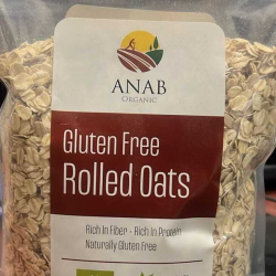 Anab Organic Gluten Free Rolled Oats 500g, Pack Of 12 Anab Organic Gluten Free Rolled Oats 500g, Pack Of 12