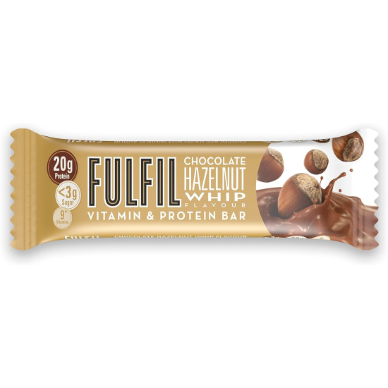 Fulfil Chocolate Hazelnut Whip Vitamin And Protein Bar 15 x 55g