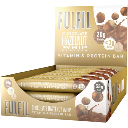 Fulfil Chocolate Hazelnut Whip Vitamin And Protein Bar 15 x 55g