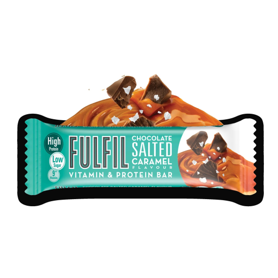 Fulfil Chocolate Salted Caramel Vitamin And Protein Bar 55g