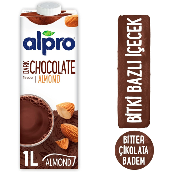 Alpro Almond Dark Chocolate 1Ltr