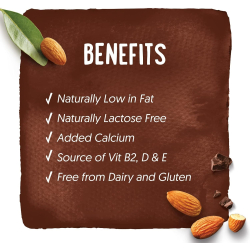 Alpro Almond Dark Chocolate 1Ltr, Pack Of 6 Alpro Almond Dark Chocolate 1Ltr, Pack Of 6