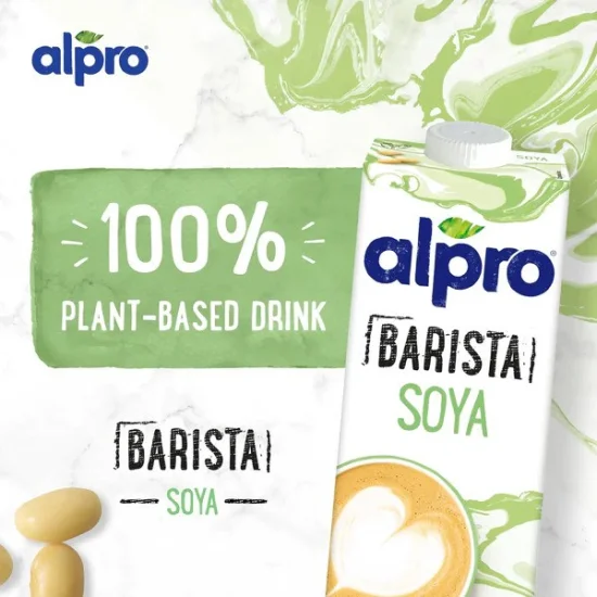 Alpro Barista Soya Drink 1Ltr, Pack Of 6