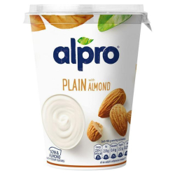 Alpro Plant Based Alternate Yogurt Almond 500g, Pack Of 8