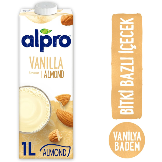 Alpro Almond Vanilla  1Ltr