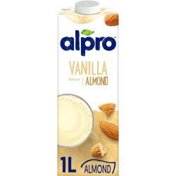 Alpro Almond Vanilla  1Ltr, Pack Of 6 Alpro Almond Vanilla  1Ltr, Pack Of 6