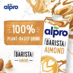 Alpro Almond Barista For Professionals, 1Ltr, Pack Of 6 Alpro Almond Barista For Professionals, 1Ltr, Pack Of 6