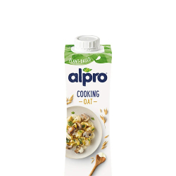 Alpro Oat Cooking Cream 250 ml, Pack Of 6 Alpro Oat Cooking Cream 250 ml, Pack Of 6