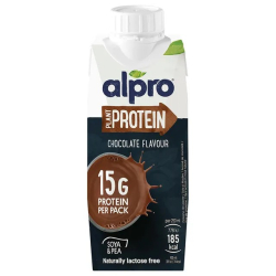 Alpro Protein Chocolate  250 ml, Pack Of 6 Alpro Protein Chocolate  250 ml, Pack Of 6