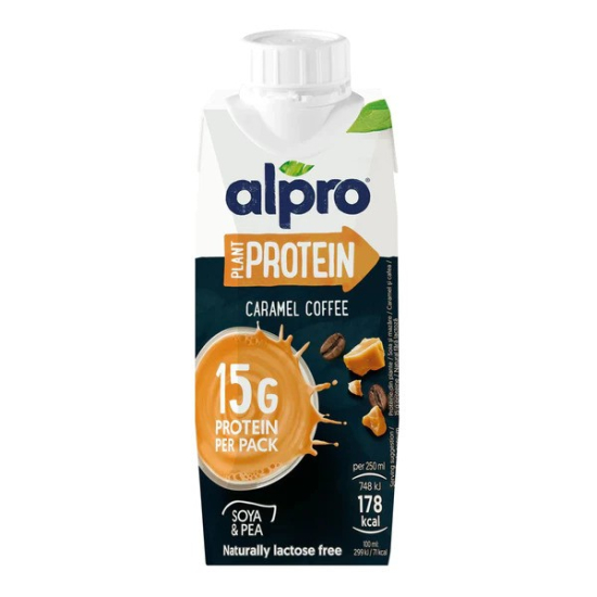 Alpro Soya High Protein Caramel Coffee Drink 250 ml