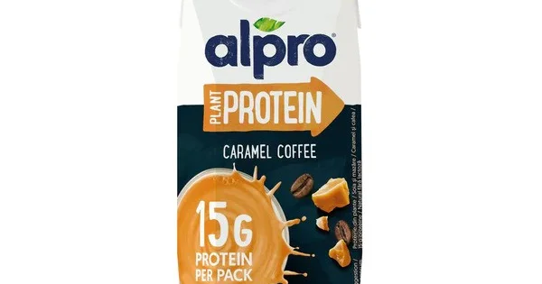 Alpro Soya High Protein Caramel Coffee Drink 250 ml, Pack Of 12