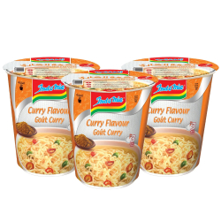 Indomie Instant Cup Noodles, Gout Curry Flavour 60g (Pack of 3) Indomie Instant Cup Noodles, Gout Curry Flavour 60g (Pack of 3)