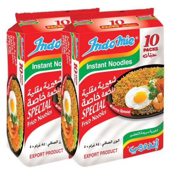 Indomie Special Instant Fried Noodles With Seasoning Powder And Sauce,  10 Pcs x 85g