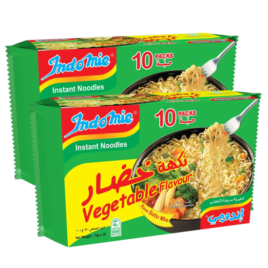 Indomie Soto Instant Noodles, Vegetable Flavour (Pack of 20 - 75 g Each)