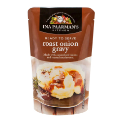 Ina Paarman's Kitchen Ready to Serve Roast Onion Gravy, 200 ml, Pack Of 6 Ina Paarman's Kitchen Ready to Serve Roast Onion Gravy, 200 ml, Pack Of 6