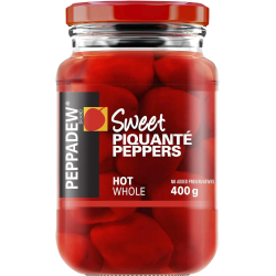 Peppadew Hot Whole Sweet Piquante Peppers 400g Peppadew Hot Whole Sweet Piquante Peppers 400g
