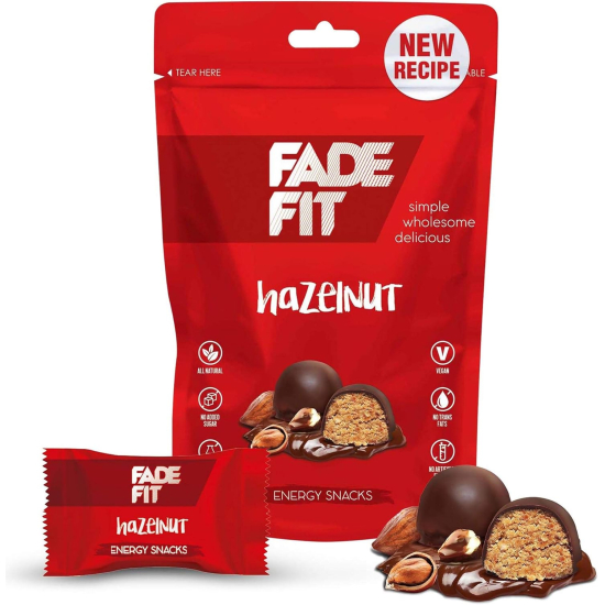 Fade Fit Chocolate And Hazelnut Energy Balls 45g