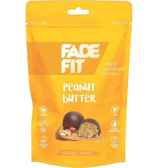 Fade Fit Chocolate And Peanut Butter Energy Balls 45g