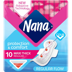 Nana Maxi Normal Wings (10pcs), Pack Of 6